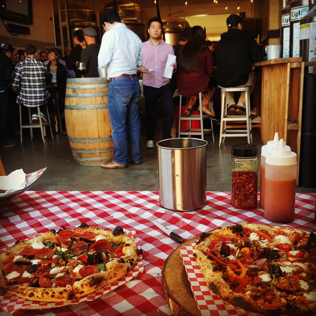 Neapolitan PIZZA at monkish Brewery until 9pm!