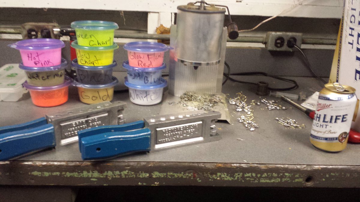 fgwestland8's tweet photo. Tis the season!  Jig making in process! https://t.co/XWhRaiMW3T