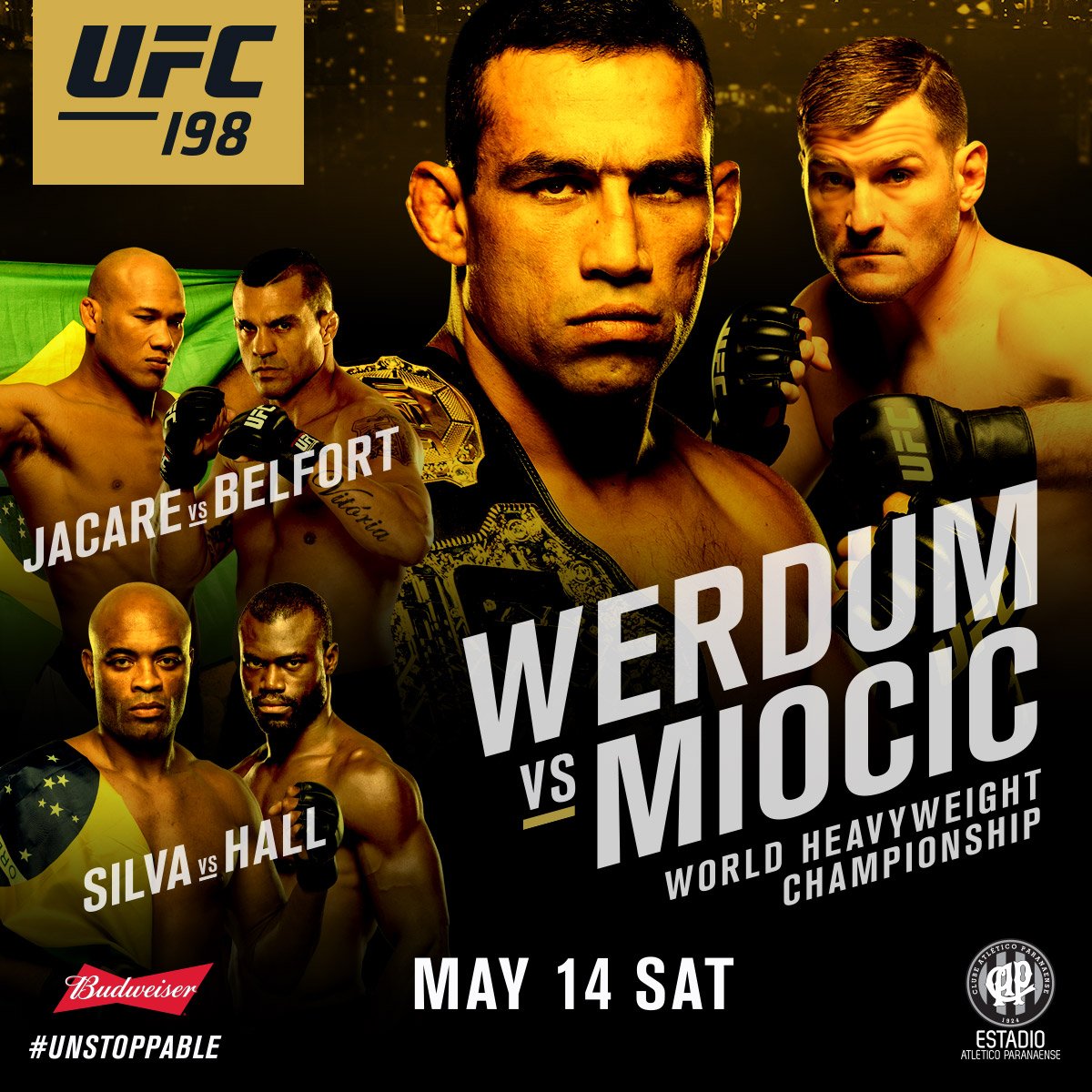 ufc's tweet photo. How's your next few months looking? #UFC197 #UFC198 #UFC199 #UFC200 https://t.co/dsp3J0e9JG