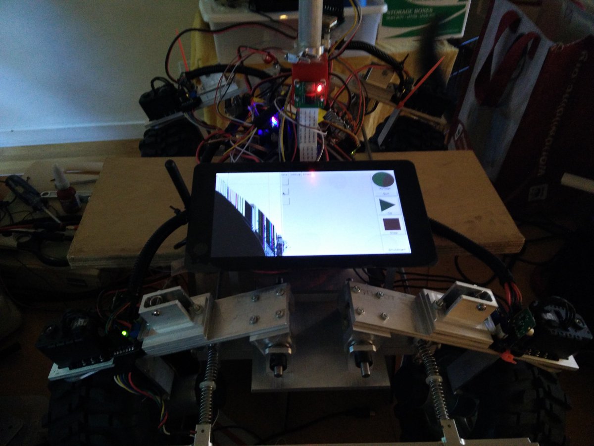 jwatte's tweet image. The official #pitft Raspberry Pi touch screen: Rectangular pixels. Extremely fragile. Not recommended. @raspberry_pi