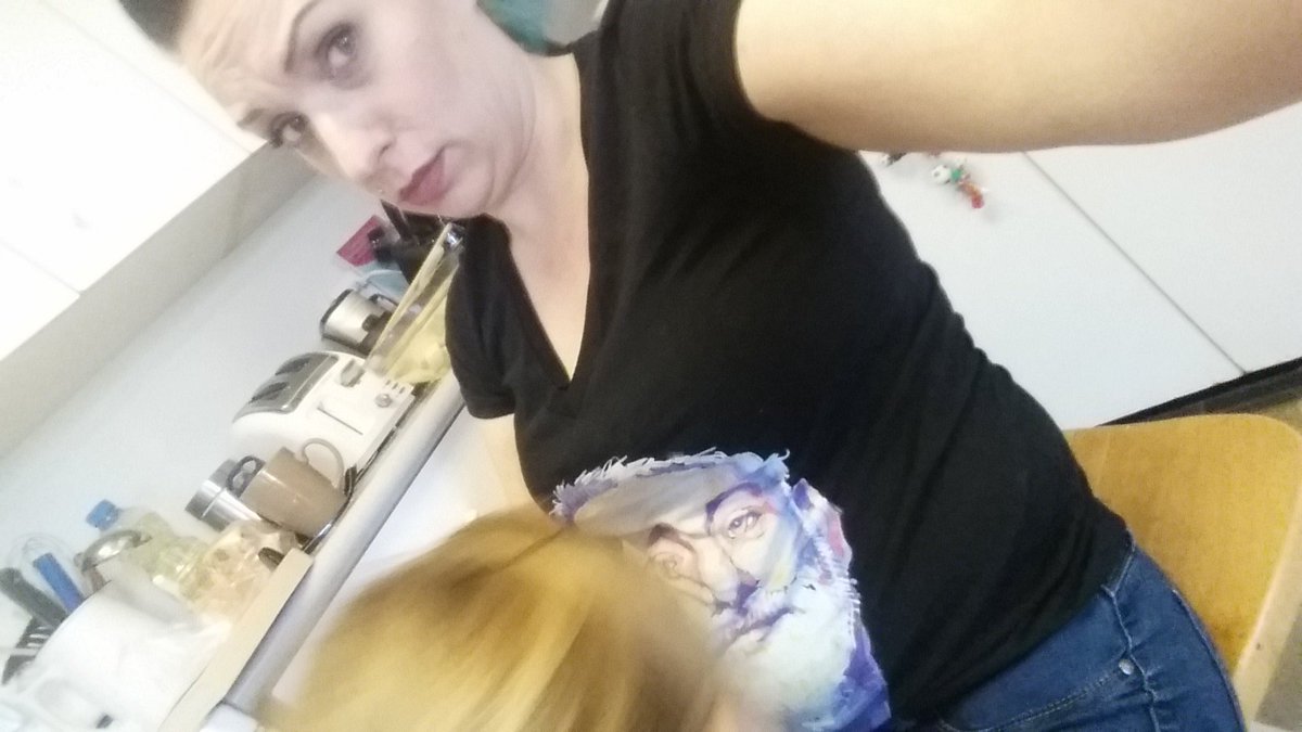 CherryDivine79's tweet photo. My 5YO won't stop kissing @BillMurray thanks @redbubble https://t.co/B7yCNOvrK3
