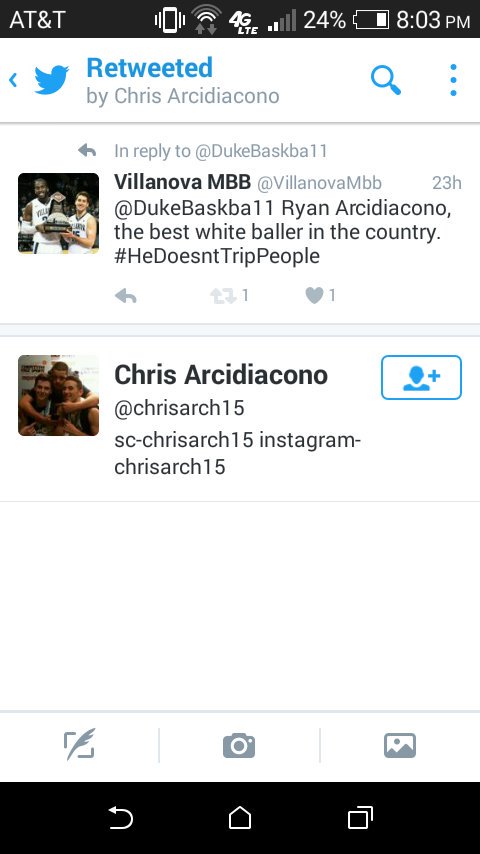 Villanova MBB tweet media