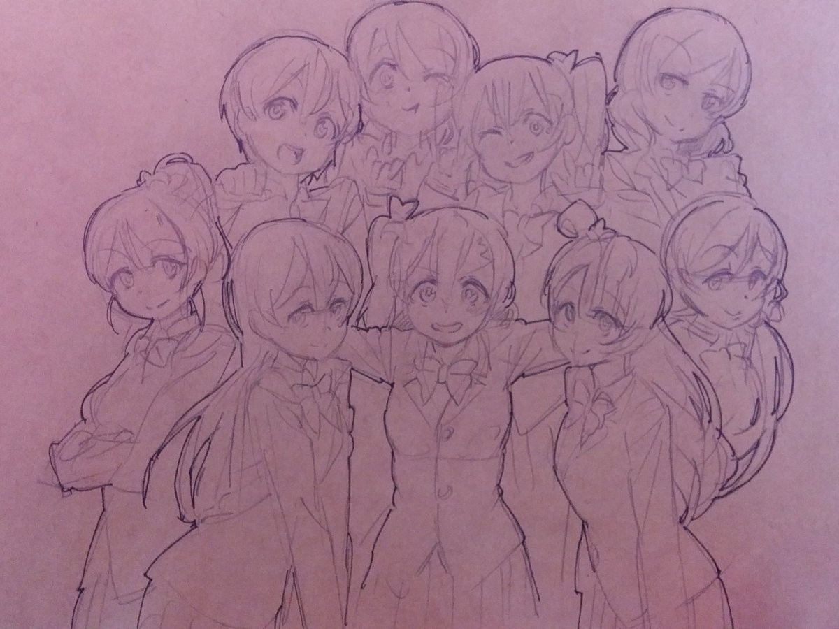 동대문 메가박스 drawing  love live! 