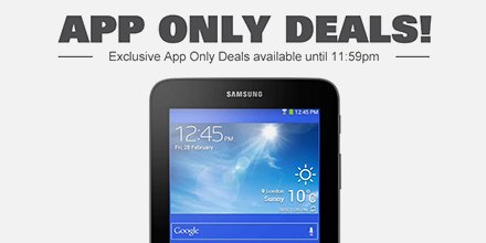 TAKEALOT's tweet photo. Get the Samsung Tab3 Lite 7.0 for only R1999! #AppOnlyDeal #todayonly
https://t.co/icXY1uOCvT https://t.co/h5TdauapfS