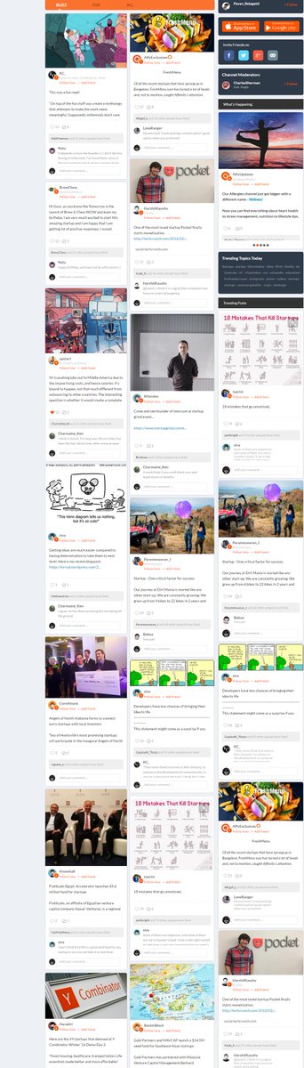 Pavan_Belagatti's tweet photo. So many #startups are trending on @Affimity already https://t.co/eZA4Aizzo1. #StartupIndia #startupseeds https://t.co/K1plAHXskc