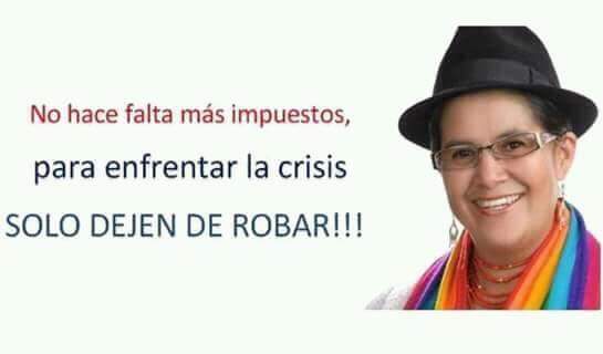 KarenAponteS's tweet photo. #NoAlAsaltoTributario
No hace falta más impuestos para enfrentar la crisis. SÓLO DEJEN DE ROBAR!!! https://t.co/E3WVmpiCf3