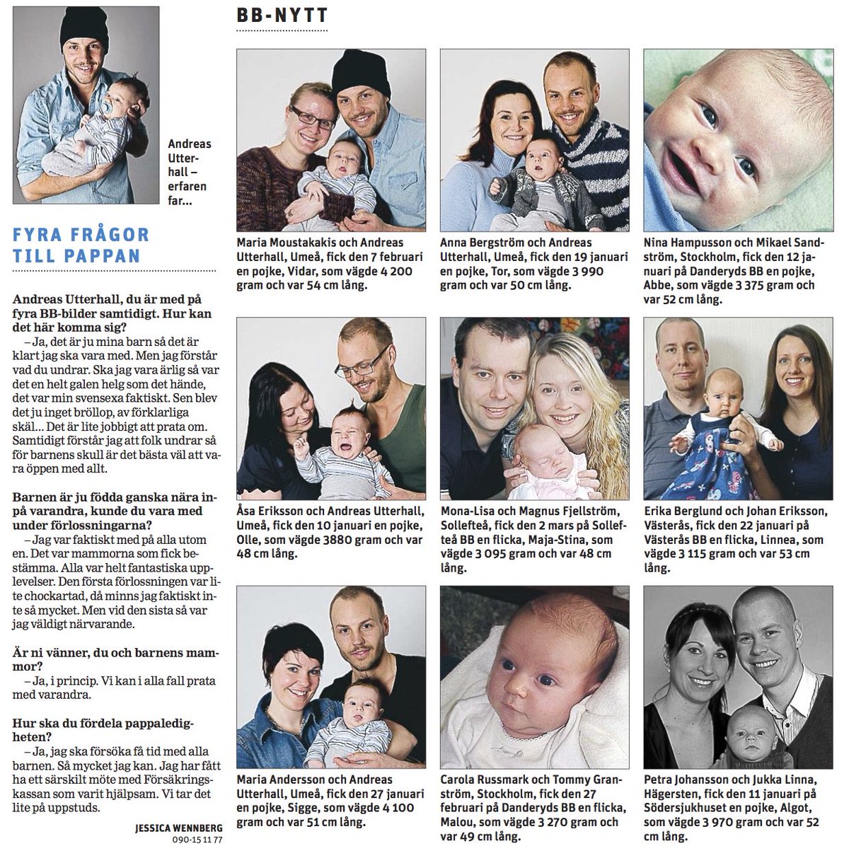emanuelkarlsten's tweet photo. Men inget slår VK:s aprilskämt från 2010, där samma pappa dyker upp fyra ggr på familjesidan efter en blöt utekväll. https://t.co/Ge70EKeutR