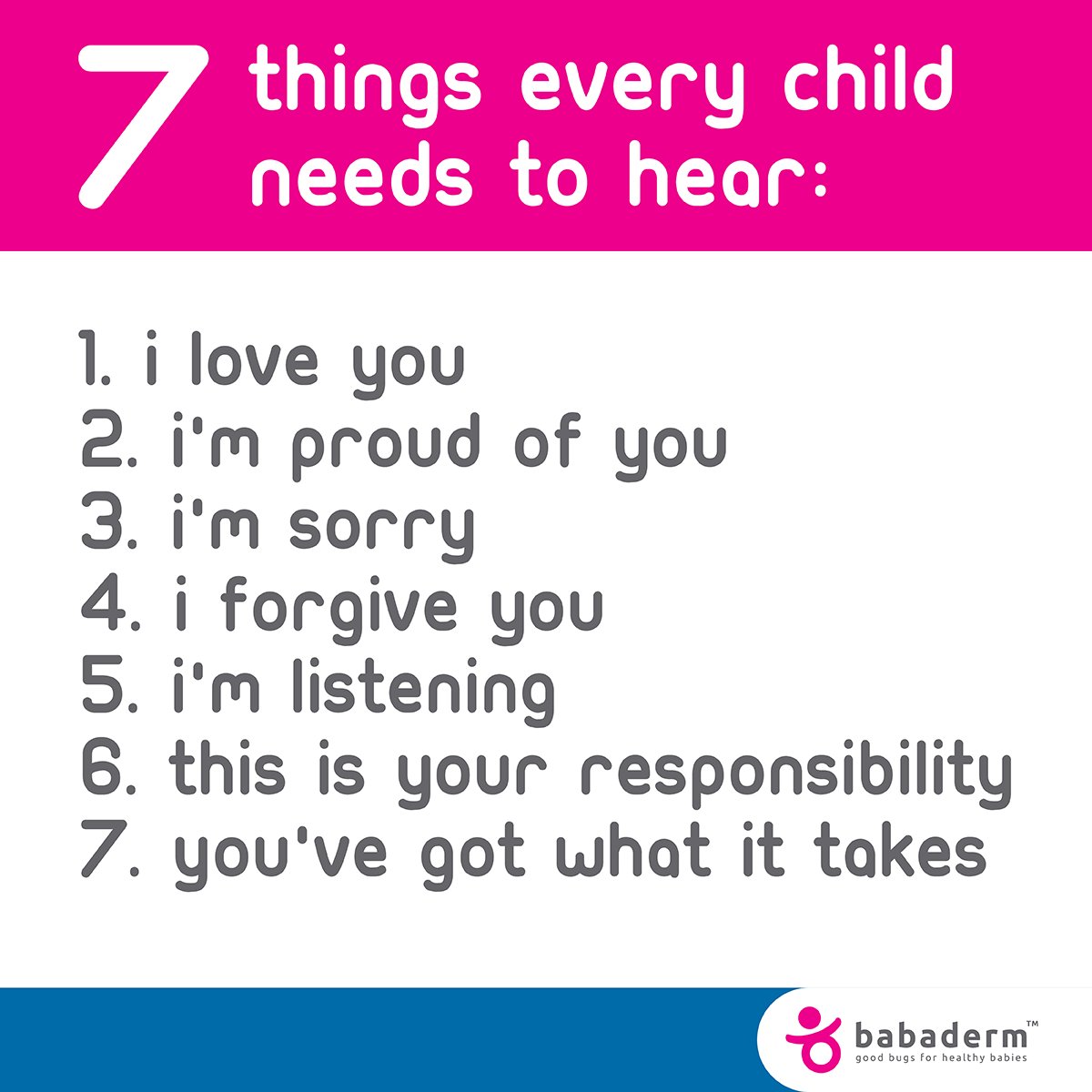 Babaderm's tweet photo. Be the parent that every child deserves!

#parenthood https://t.co/l7ZSsIOWwU