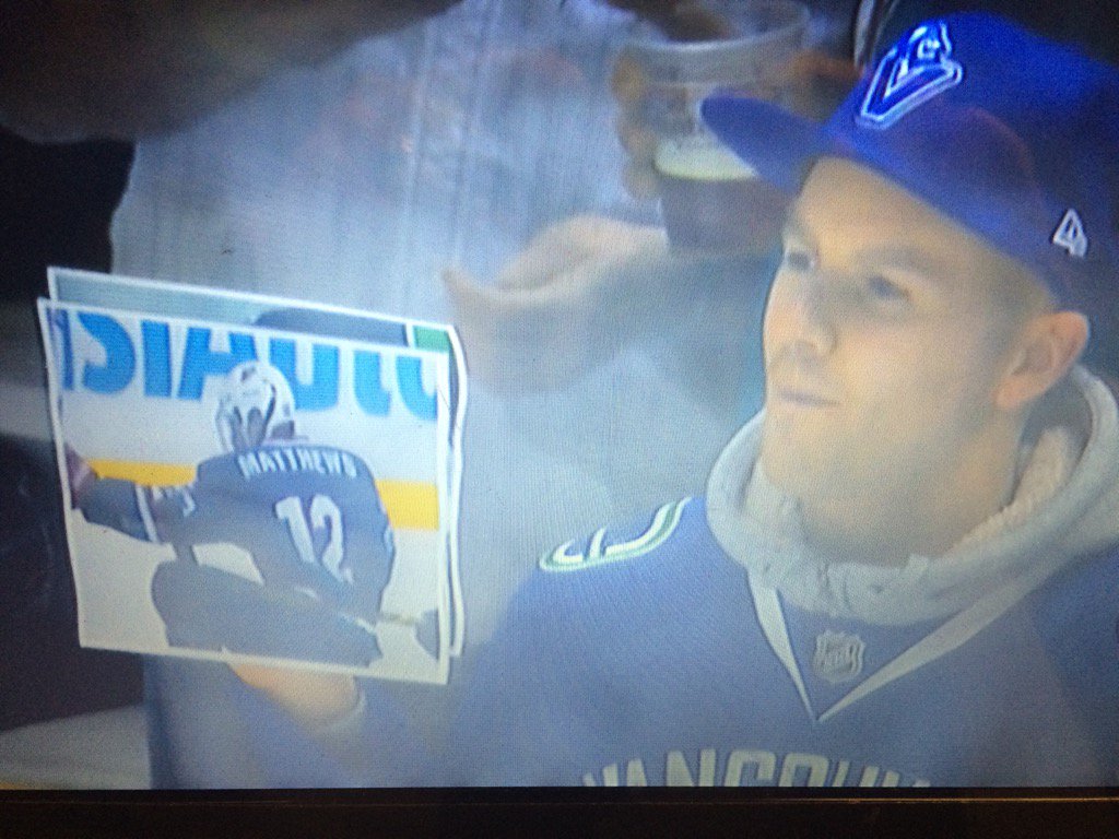sportsnetmurph's tweet photo. This dude is on team tank. #canucks https://t.co/Kwo0CwoWoB