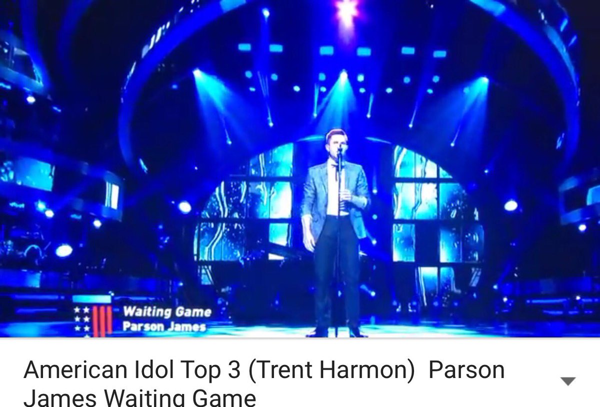 Have just seen this <a href="/TrentWHarmon/">Trent Harmon</a> you CRUSHED it. Thank you my friend, so beautiful. #waitinggame #AmericanIdol