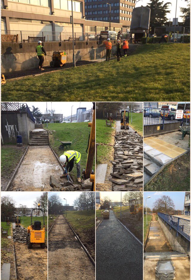 Rescom_Construc's tweet image. Basildon Hospital Footpath Resurfacing Project