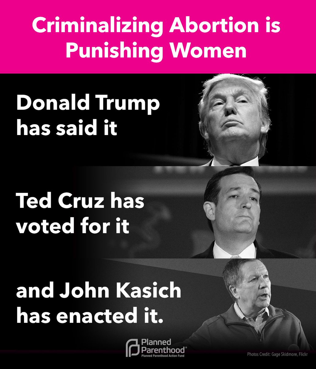 HillaryClinton's tweet photo. We can’t afford to let this agenda into the White House. (via @PPact) https://t.co/GcdhvQkus6