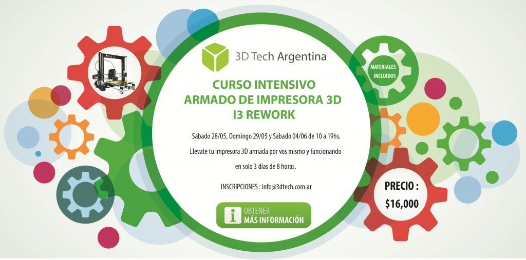3DTechArg's tweet image. Curso de armado de impresora 3D - 3dtech.com.ar/curso-de-armad…