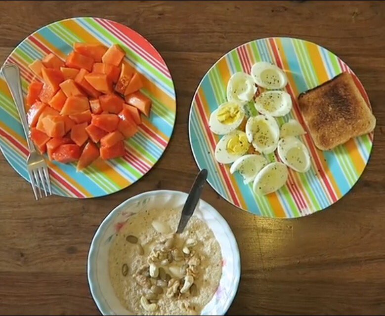 GHM_tweet's tweet photo. Breakfast of champions !! After a glorious run we deserve it #workout #GHM #fitness #healthyliving #ShapeSlimdown # https://t.co/wUS4F6yYPr
