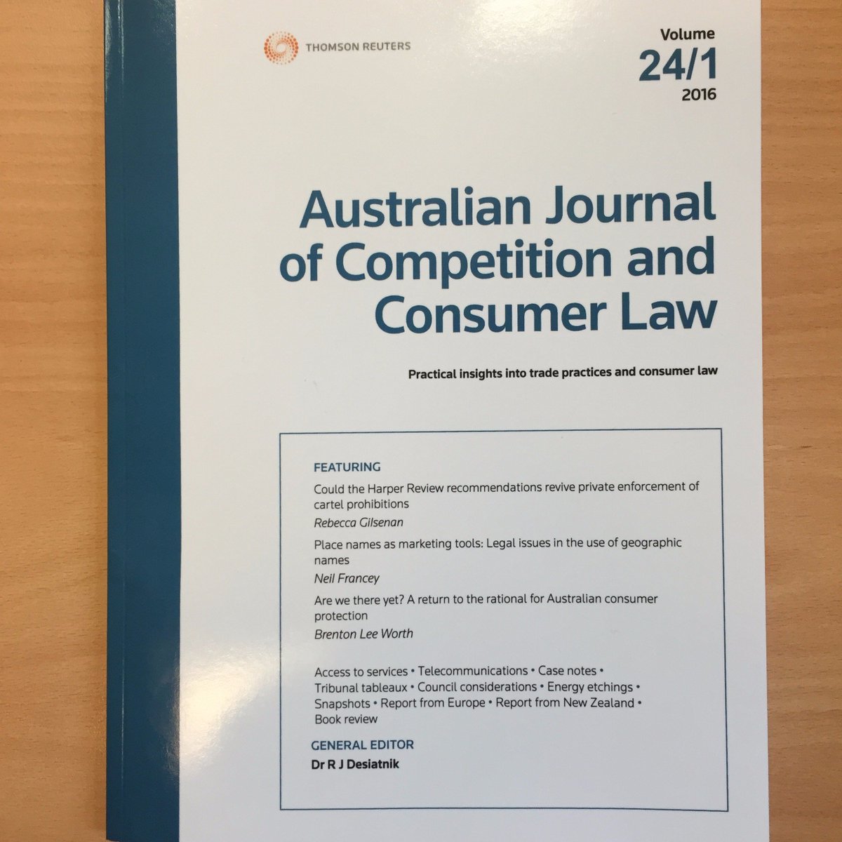 GroomKennedy's tweet photo. A great article on #Consumer Protection by Brenton Worth of our firm published in this month's edition of the AJCCL https://t.co/pIFZhOr73o