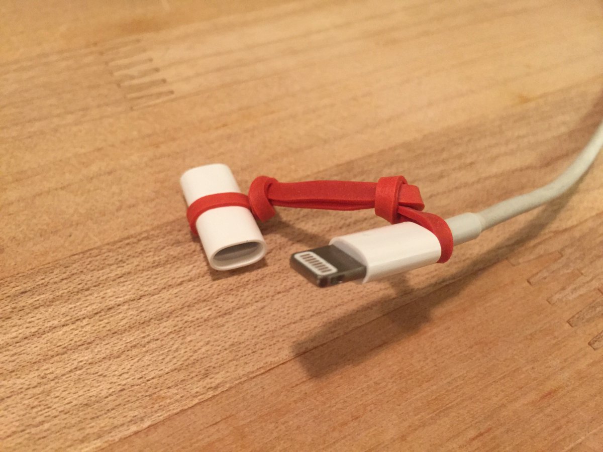 It takes a lot of rubber bands to fix Apple products these days.