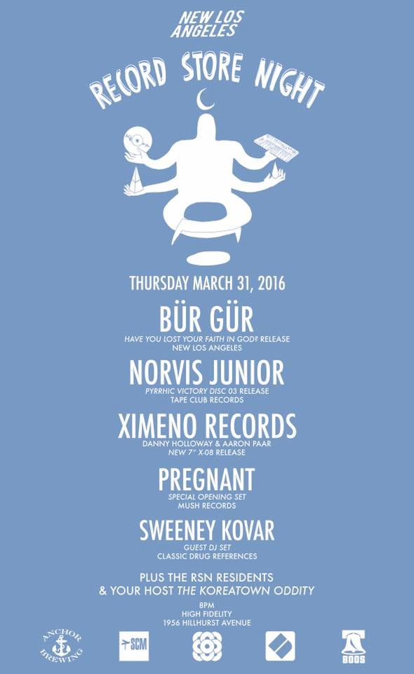 TONIGHT: New Los Angeles is throwing a record release party for <a href="/burgurmusic/">Bür Gür</a>'s new album, out tomorrow!