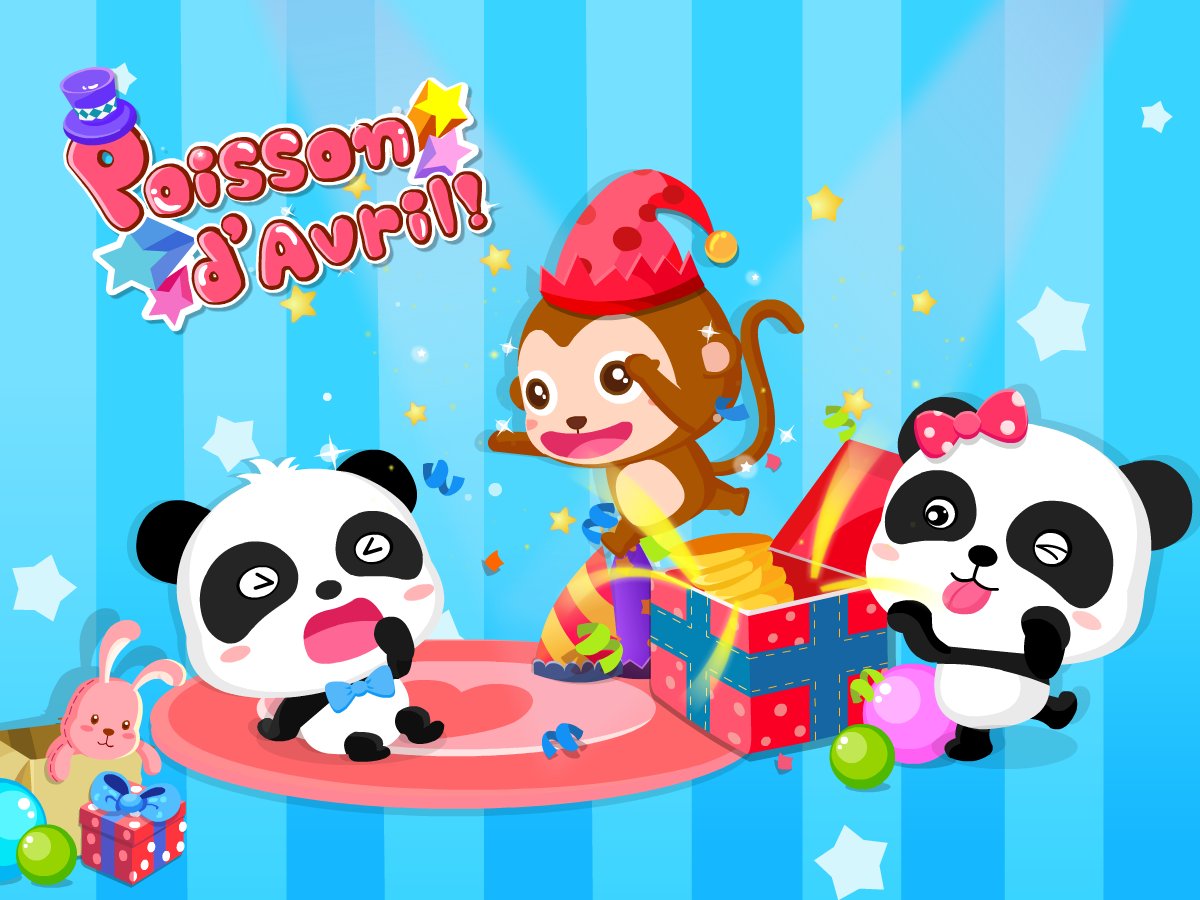 BabyBus_FR's tweet image. Joyeux 1er Avril ! #poissondavril #1erAvril #kidsapp