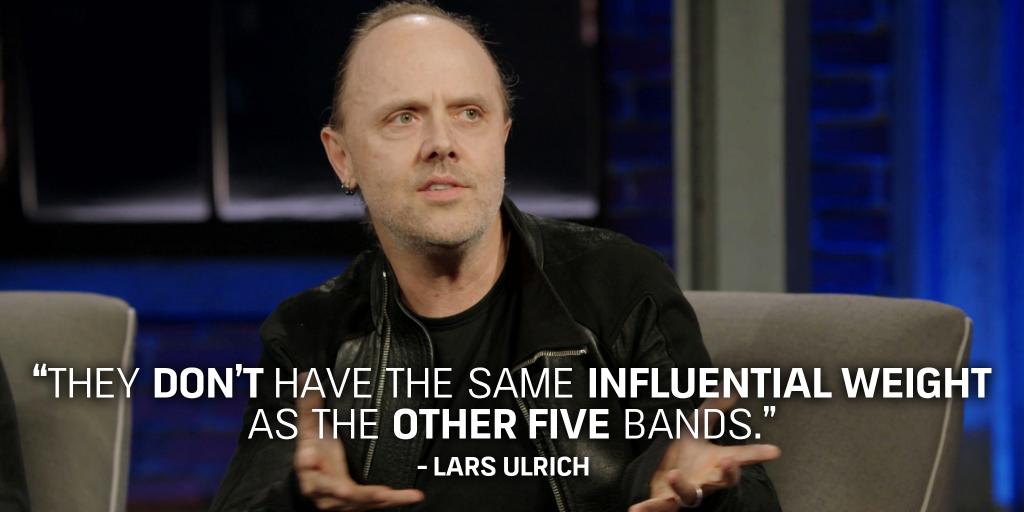 JoinOrDieHIST's tweet photo. .@Metallica's Lars Ulrich weighs in... #JoinOrDie https://t.co/zzJErP97r1