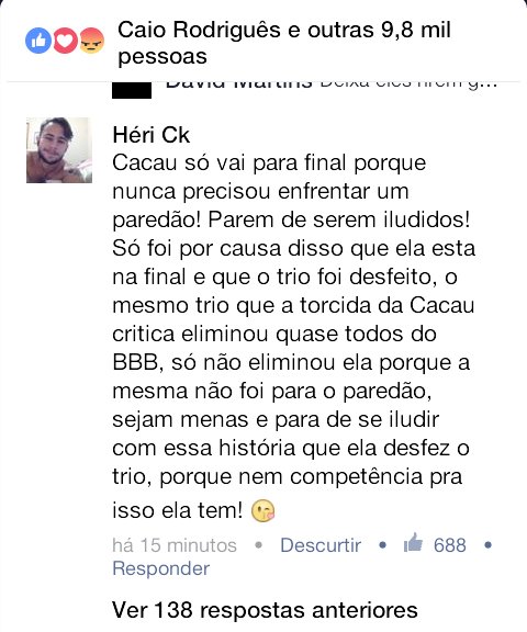 Realityzei_'s tweet photo. O CARA PISOOOU, MELHOR COMENTÁRIO
#ForaCacau https://t.co/DBwGCWGFIA