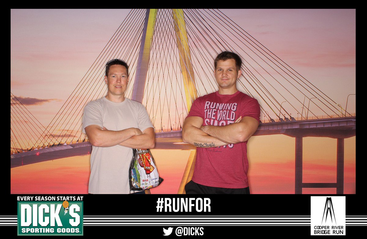 ccpbevents's tweet photo. Having a blast at the @DICKS booth at the 2016 Cooper River Bridge Run! #RUNFOR #DICKS https://t.co/A6rR3gpNc2