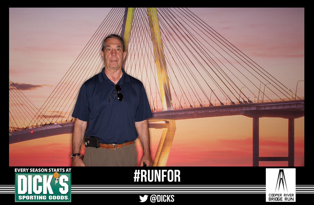 ccpbevents's tweet photo. Having a blast at the @DICKS booth at the 2016 Cooper River Bridge Run! #RUNFOR #DICKS https://t.co/I32oWPwJ2U
