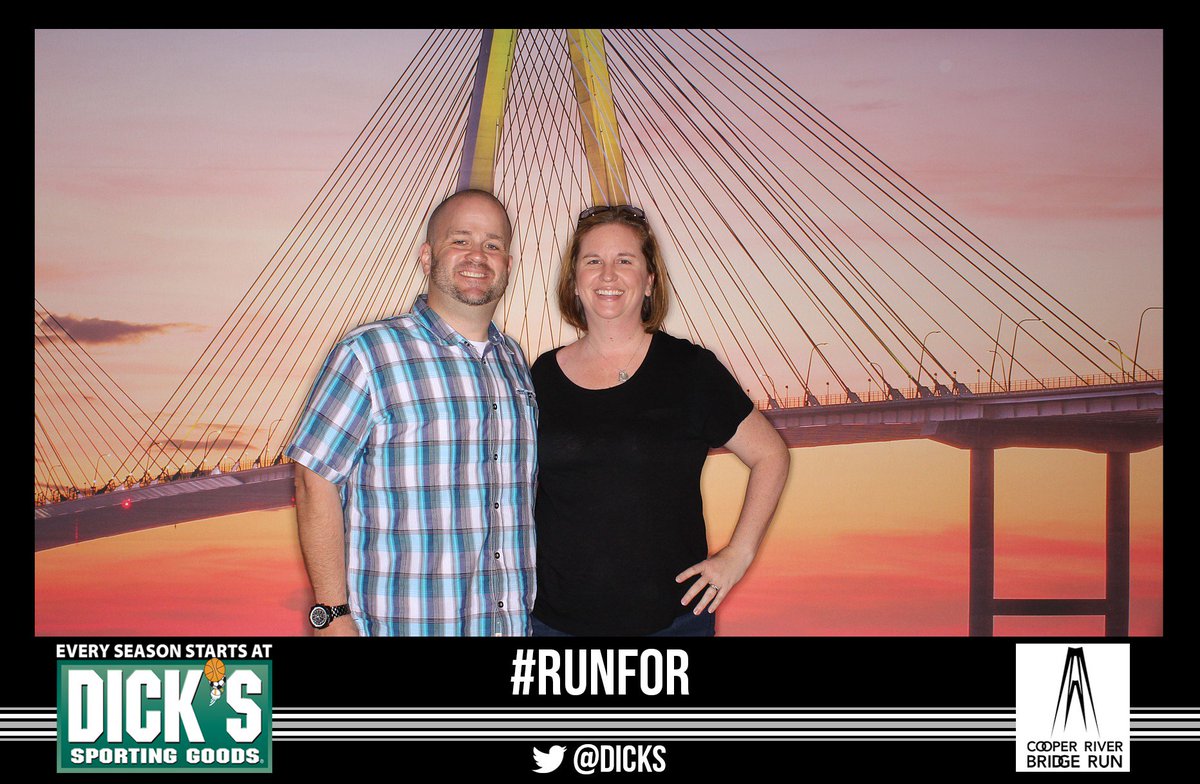 ccpbevents's tweet photo. Having a blast at the @DICKS booth at the 2016 Cooper River Bridge Run! #RUNFOR #DICKS https://t.co/DCHtSsqCIJ