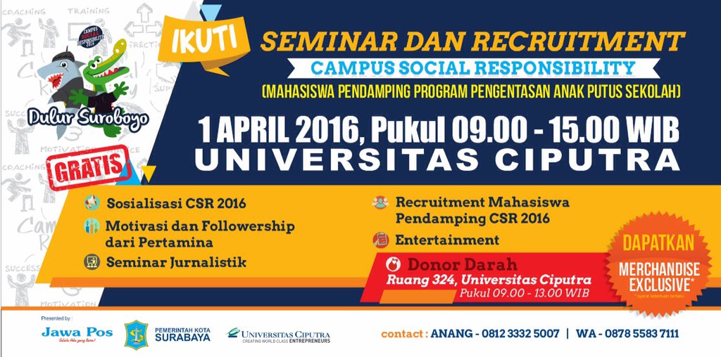 lppm_ciputra's tweet photo. Now happening at Universitas Ciputra @UCPeople @jawapos #infolpmUC Campus Social Responsibility https://t.co/4KMhlqj9Rd