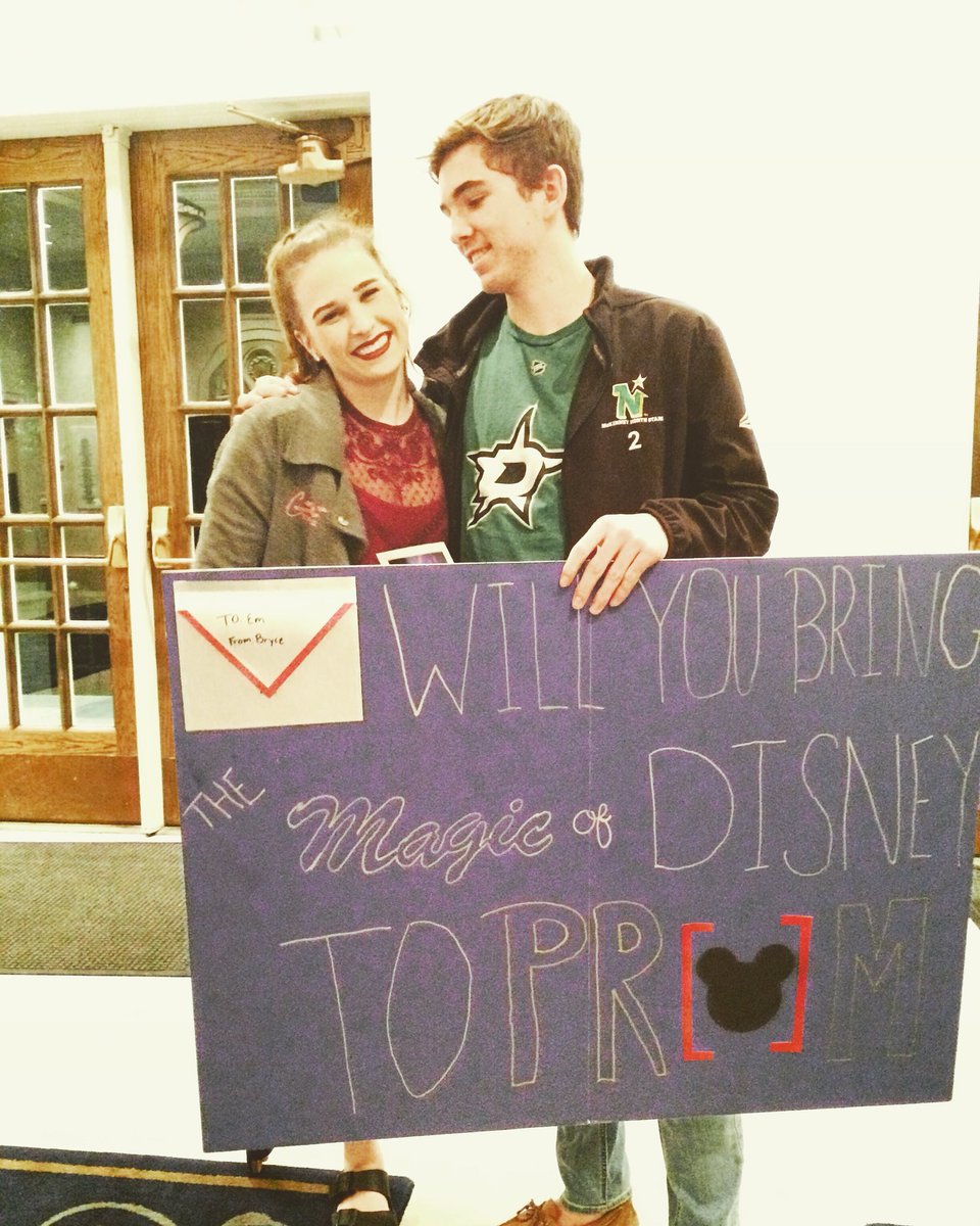 emilykkatherine's tweet photo. I did good at competition but this was the icing on the cake #EmAndBryceTakeOnDisneyPart2 #ButFirstProm https://t.co/br6KBxopqs