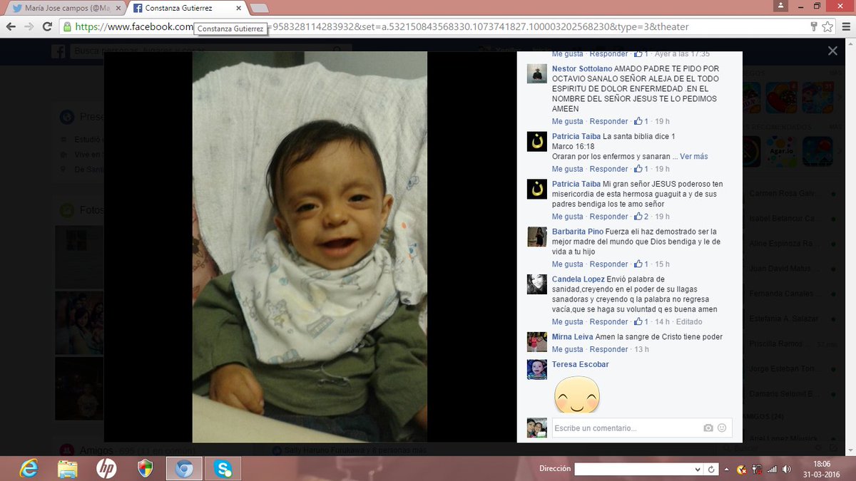 yeni_l's tweet photo. @lamaldito angelito necesita transplante de medula, esta grave en hospital sotero, necesitan de mucha ayuda https://t.co/LlGMFstsJR
