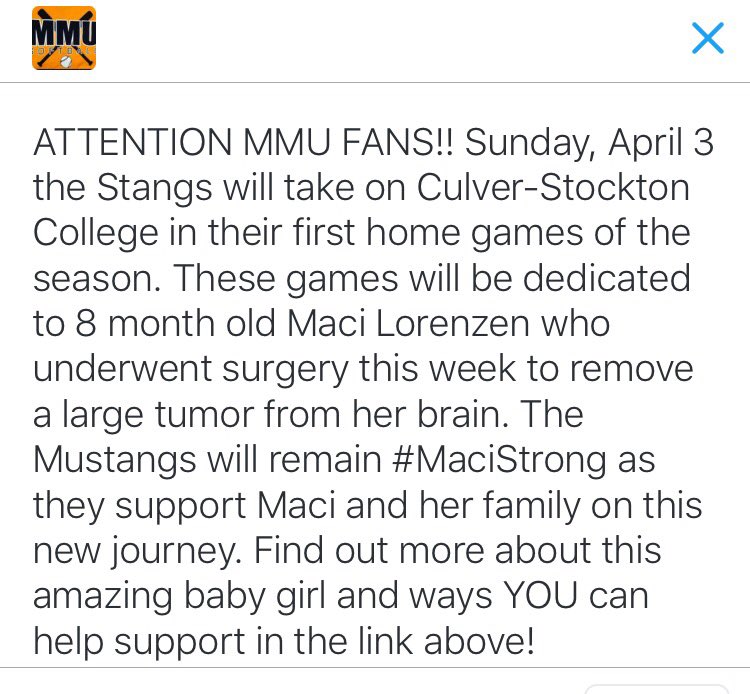 MMUSoftball's tweet photo. #MaciStrong โค๏ธ https://t.co/pAiziSTV63 https://t.co/3RS8pzK9Rs