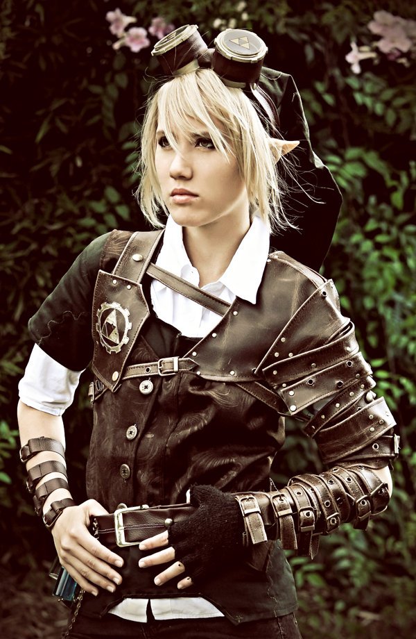 GoldCOapp's tweet photo. Who doesn't love a great #steampunk #cosplay?? #legendofzelda #link #Zelda #steampunkcosplay https://t.co/XDw6D465oh
