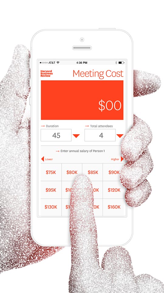 HarvardBiz's tweet photo. Estimate the cost of a meeting with this calculator. https://t.co/kbVGUySPTD https://t.co/AZGr5F31If