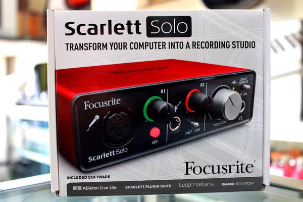 Ready stock soundcraft Focusrite Scarlett Solo #recordingstuff #tokoalatmusik #hurtrock #bandung #bandungjuara