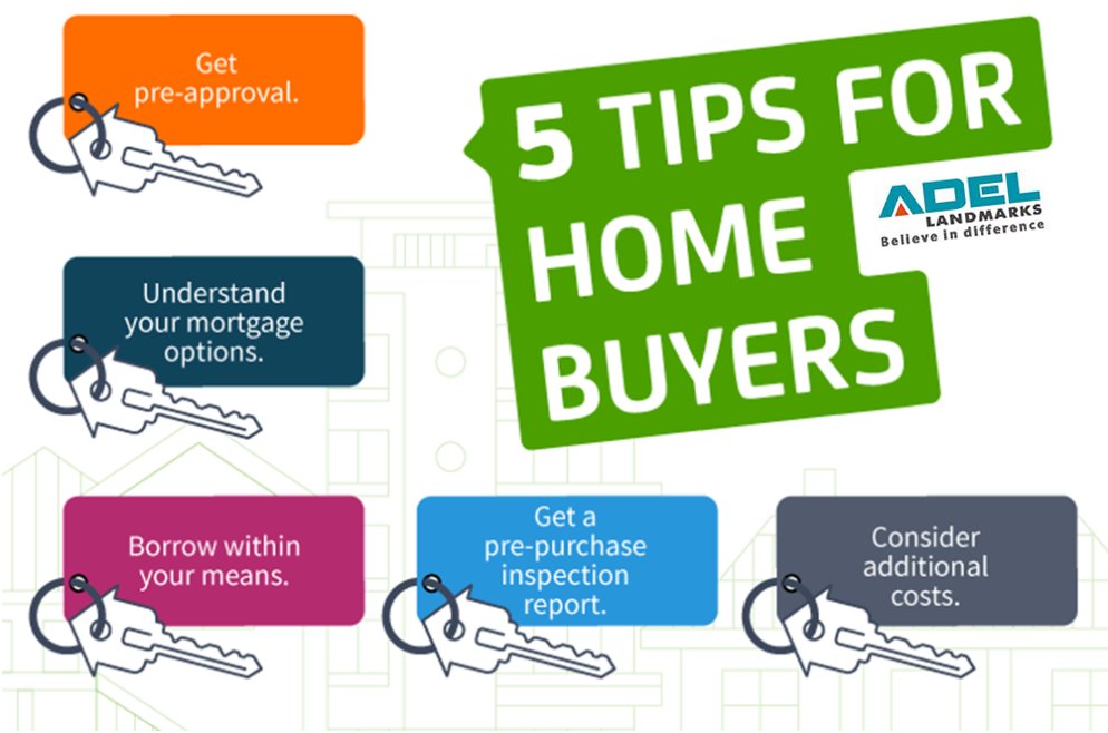 adellandmarks's tweet photo. 5 useful #tips for home buyers.
#RealEstate #Investment #Home #property https://t.co/qinuSFoxCY