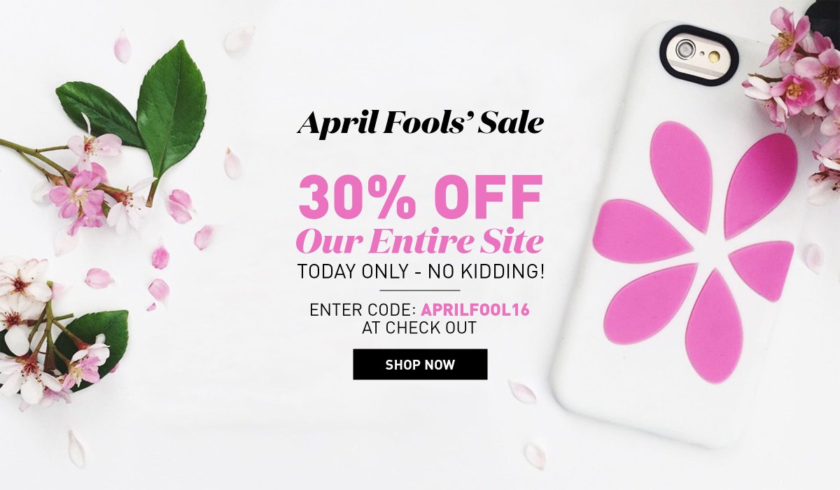 agent18's tweet image. We are celebrating #APRILFOOLSDAY with 30% off all orders on Agent18.com!! No kidding!! Today only!!