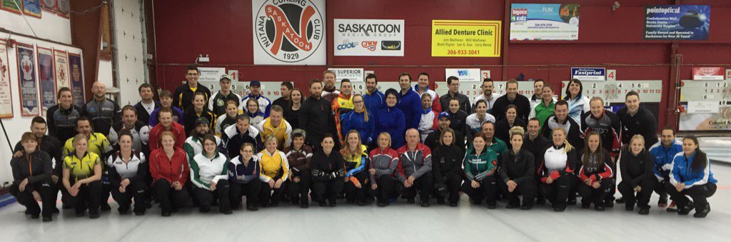 jeffstoughton's tweet photo. Day 1 in the books. 10 of these teams are 3-0. Find out @CurlingCanada .ca  #curling https://t.co/larvXT6y7g