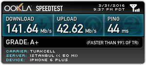 alperrasim's tweet photo. Turkcell 4.5G 👍 https://t.co/2n2KDh17UY