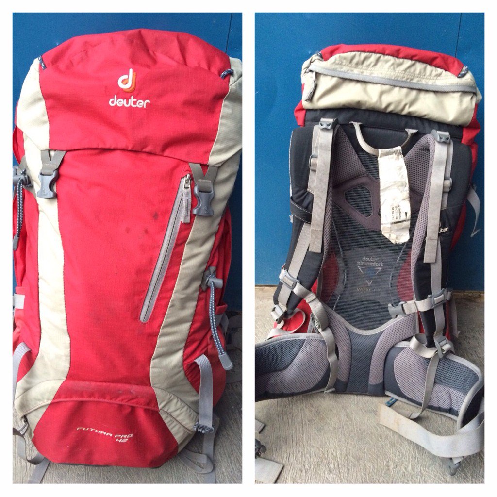mbannamban's tweet photo. #modalfinal deuter futura pro 42. ori. 600k + tiket finalna hiji.COD na di sidolig. @officialvpc https://t.co/OxhyA4kKyP