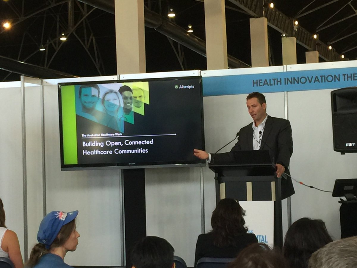 DigitalHealthAU's tweet photo. @Allscripts builds #trust &amp; reduces #frustration with an integrated patient information system #digitalhealthshow https://t.co/fBioizvlI9