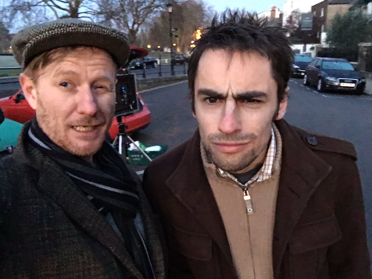 richardcbell's tweet photo. Dream team and ready to start #SoundOfFear @elsonmedia @Directors_UK https://t.co/oHOSUpSGW0