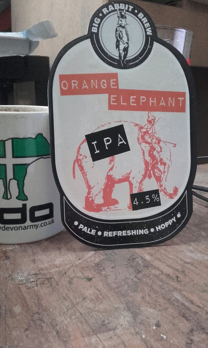 BigRabbitBrew's tweet photo. . @atjbeer What Ho , was this the ipa in question? https://t.co/H5JvURyLNP