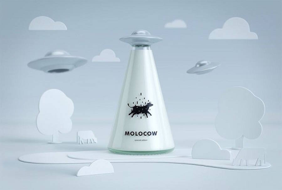 Funny UFO Milk Packaging Concept fubiz.net/en/2016/04/01/…