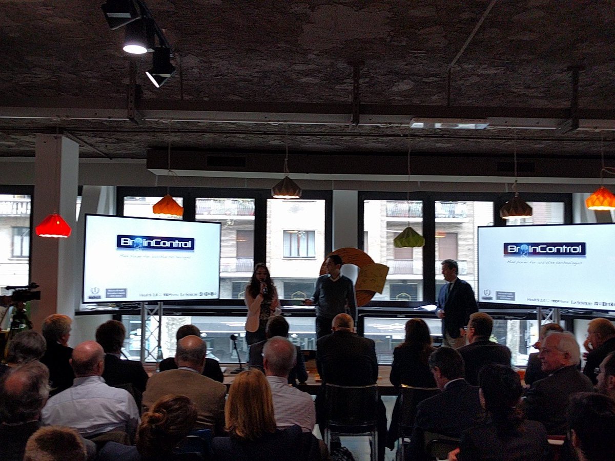 @BioUpperItalia  BrainControl on the stage right now!
