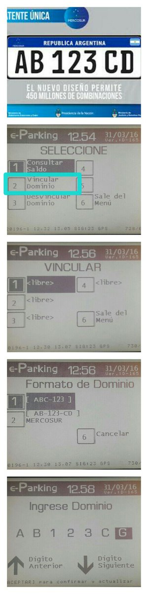 Eycon's tweet photo. Patente única del Mercosur.
E-Parking soporta ambos modelos de patentes. https://t.co/iQTVl2jgcH