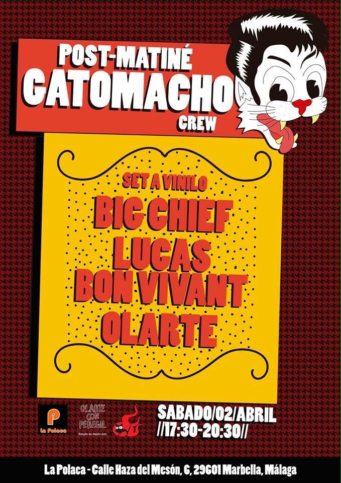 Este sábado tras la matinée del <a href="/ElBardelMercao/">Rubén A.K.A. Big Cheff</a> con Ricky Amigos nos vamos a la <a href="/PolacaMarbella/">La Polaca Marbella</a> a pinchar. ❤️❤️❤️❤️