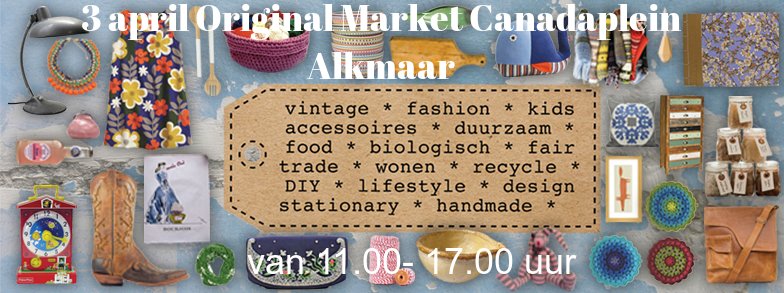 Zondag 3 april zijn wij in Alkmaar op deze te gekke markt aanwezig. Graag tot ziens