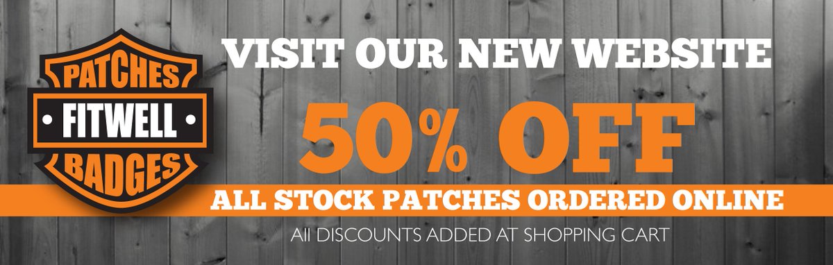 Fitwell_Patches's tweet photo. It's no joke! #AprilFools #Not 50% off stock and 20%off custom patches https://t.co/3YYlU7kn5I