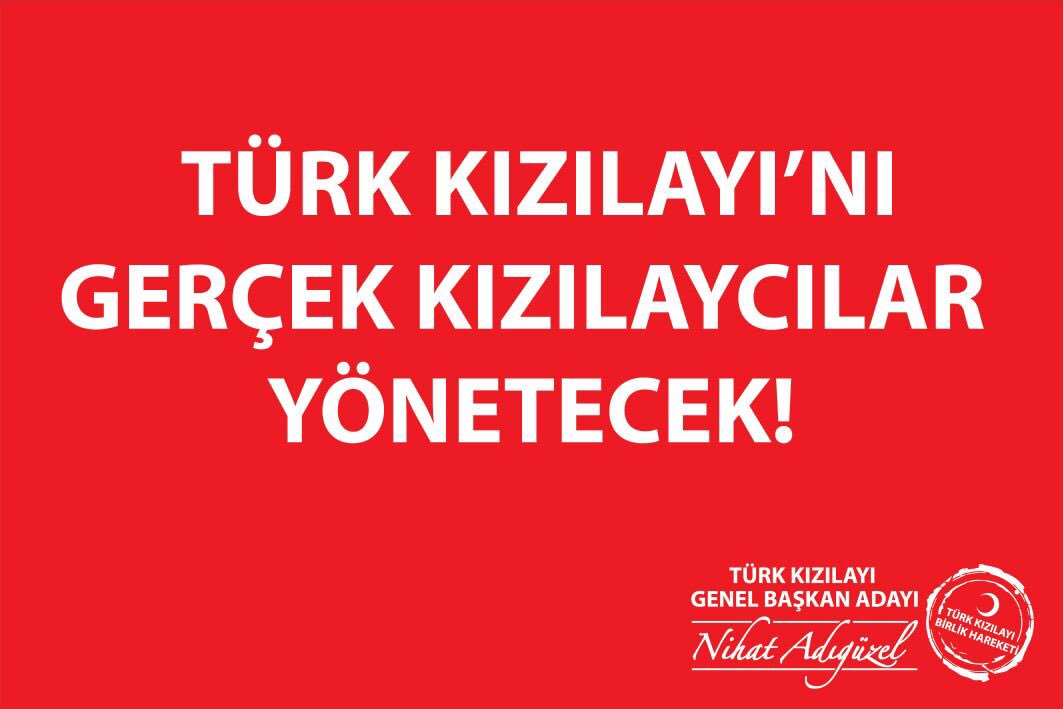 Biz hep buradaydık , yarın da burada olacağız.Hilal-i Ahmer ruhuyla her zaman , her koşulda göreve hazırız.