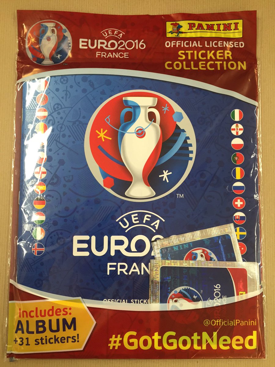 StoneySt_Store's tweet photo. Excited for Euro 2016!? You can buy the official Panini sticker album and stickers here! #gotgotneed #Euro2016 #NG9 https://t.co/25IUUhjv9c
